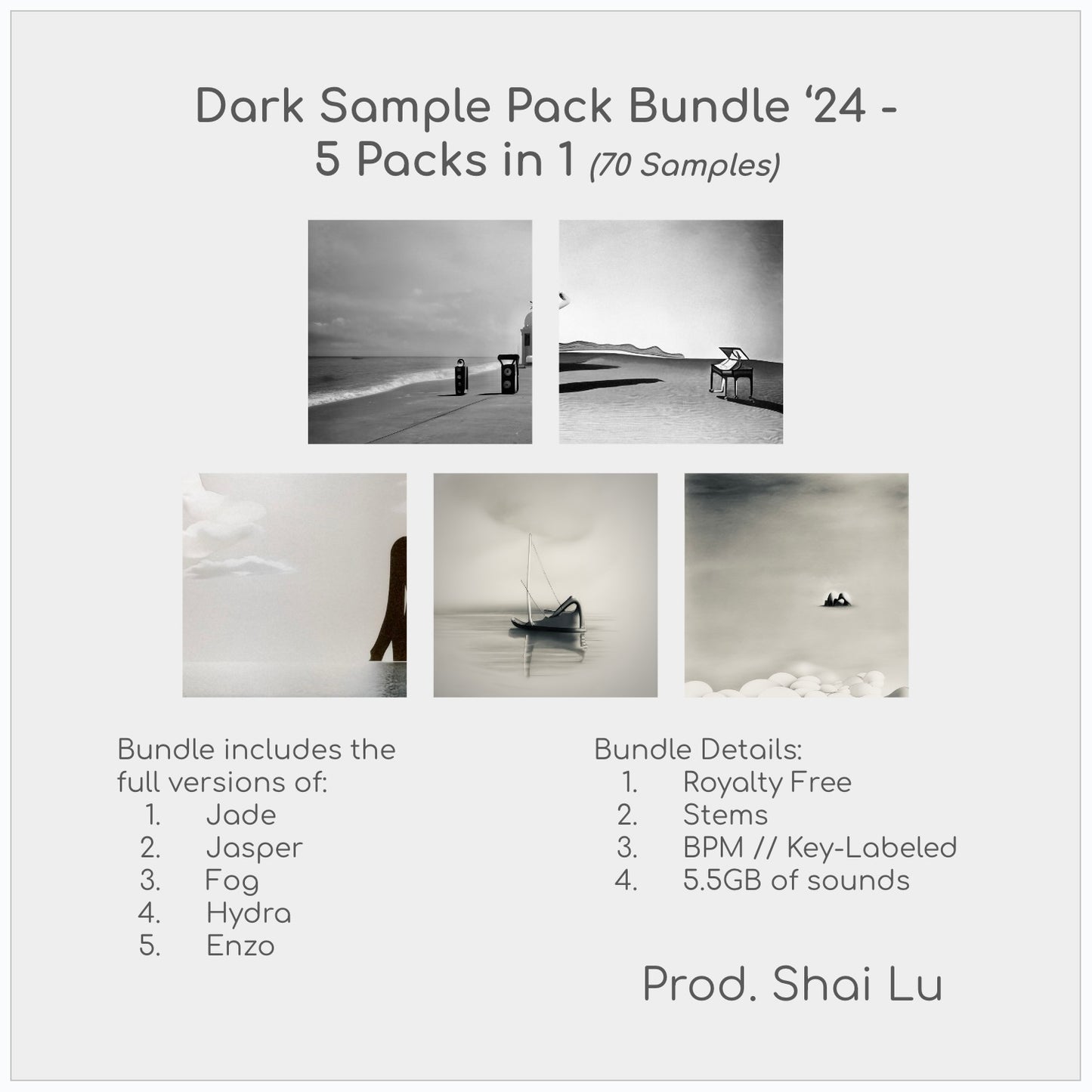 Dark Sample Pack Bundle '24 (5 packs in 1)